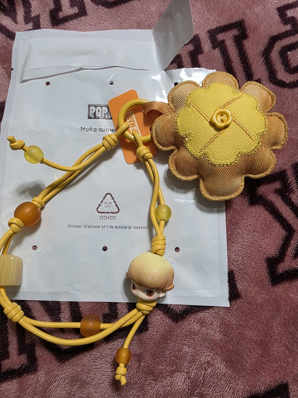 Dimoo Moments In Bloom Phone Charm - Picture 2 of 4